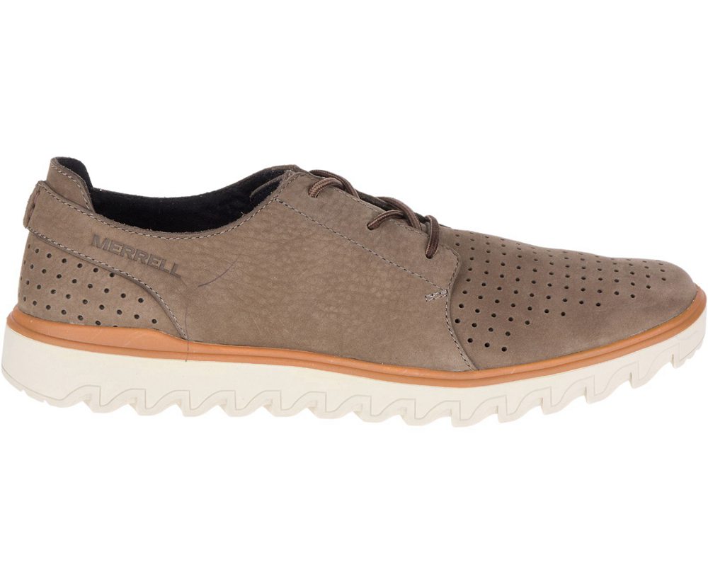 Merrell Sneakers Grey - Downtown Lace - Mens 38QXSTUYJ